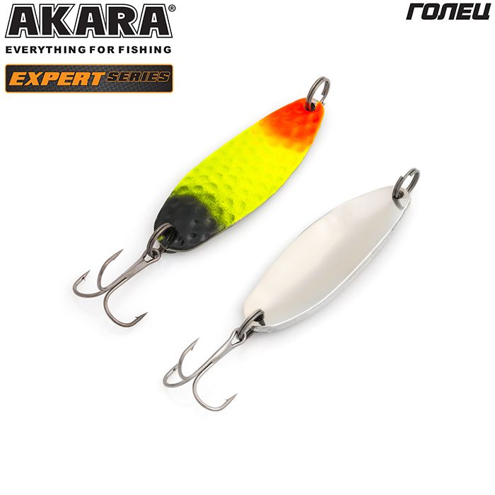 Блесна колеб. Akara Expert Голец 60 мм 18 гр. 22/SIL