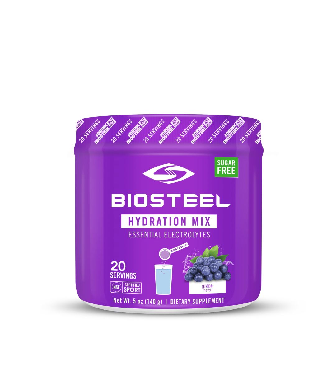 Изотоник спортивный Biosteel Hydration Mix Виноград электролиты, 140 г купить на OZON по низкой цене (1685688232)