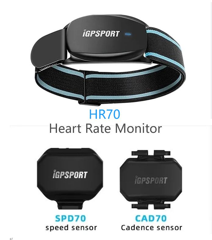 IGPSPORT Датчик частоты вращения педалей CAD70,Датчик скорости SPD70,Кардиомонитор HR70,Применяется к BSC100S BSC200 BSC300 iGS320 iGS520 iGS630