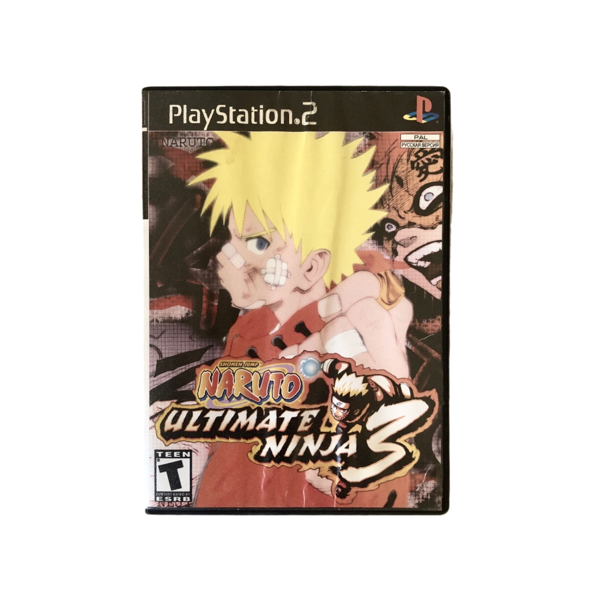 Игра Игра PS 2 Naruto: Ultimate Ninja 3 - (Файтинг, Bandai Namco Entertainment, 2005) (PlayStation 2, Русская версия)