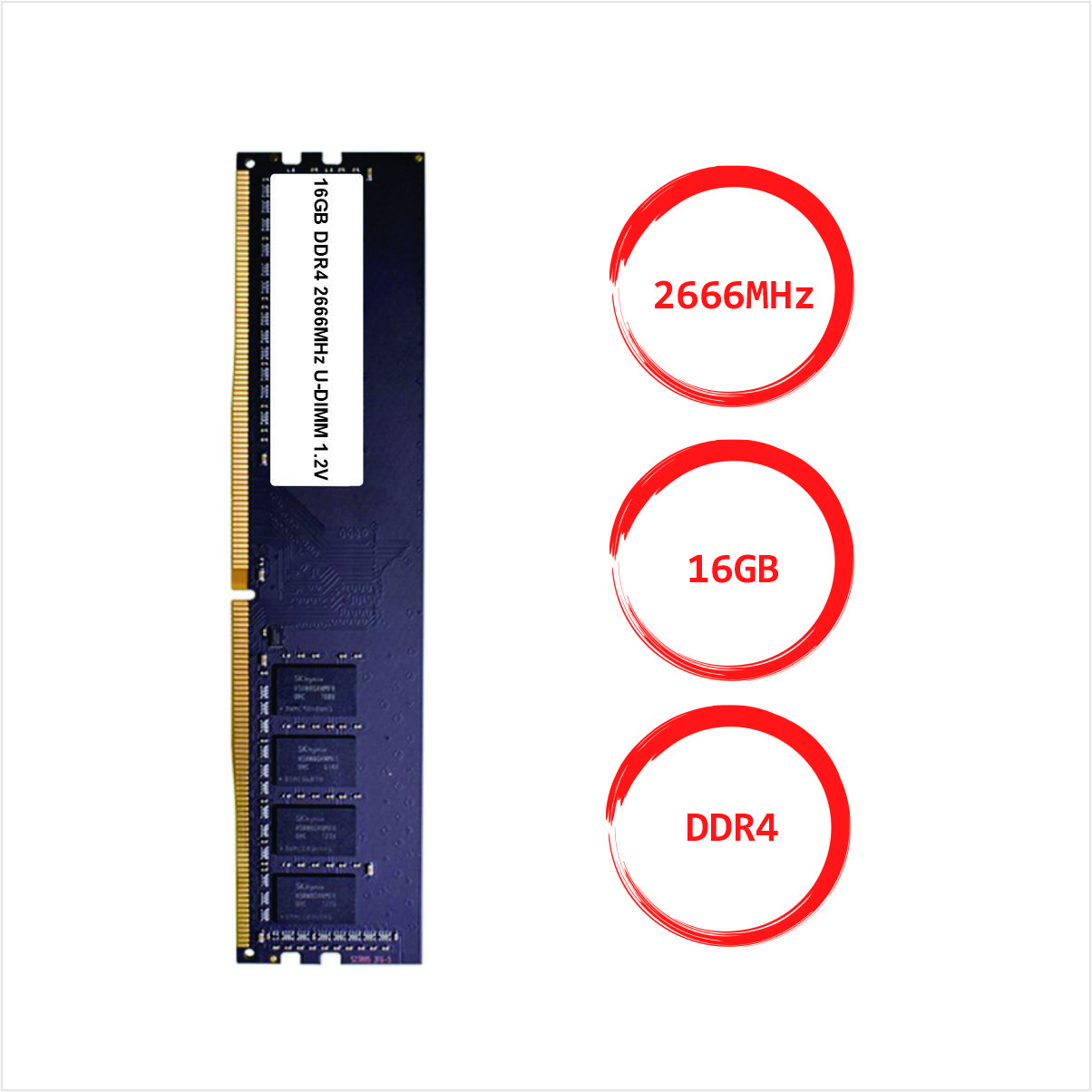 ОперативнаяпамятьCeaMereYmeiton16GB2666МГц1x16ГБ(1)