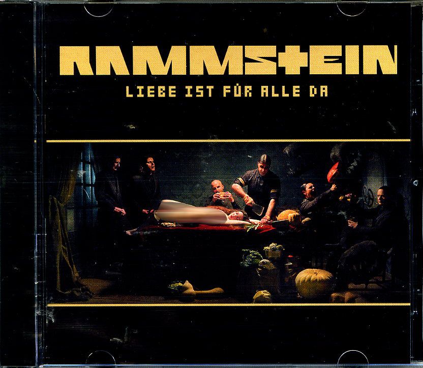 Музыкальный компакт диск RAMMSTEIN - Liebe ist fur alle da 2009 г (производство Россия)