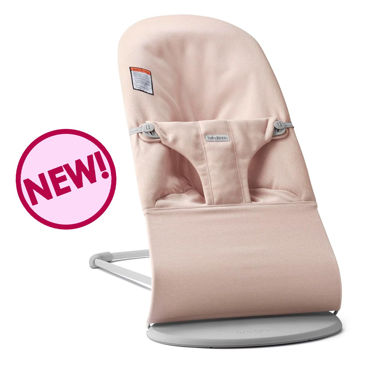 Кресло шезлонг Babybjorn Woven Light Pink Melange