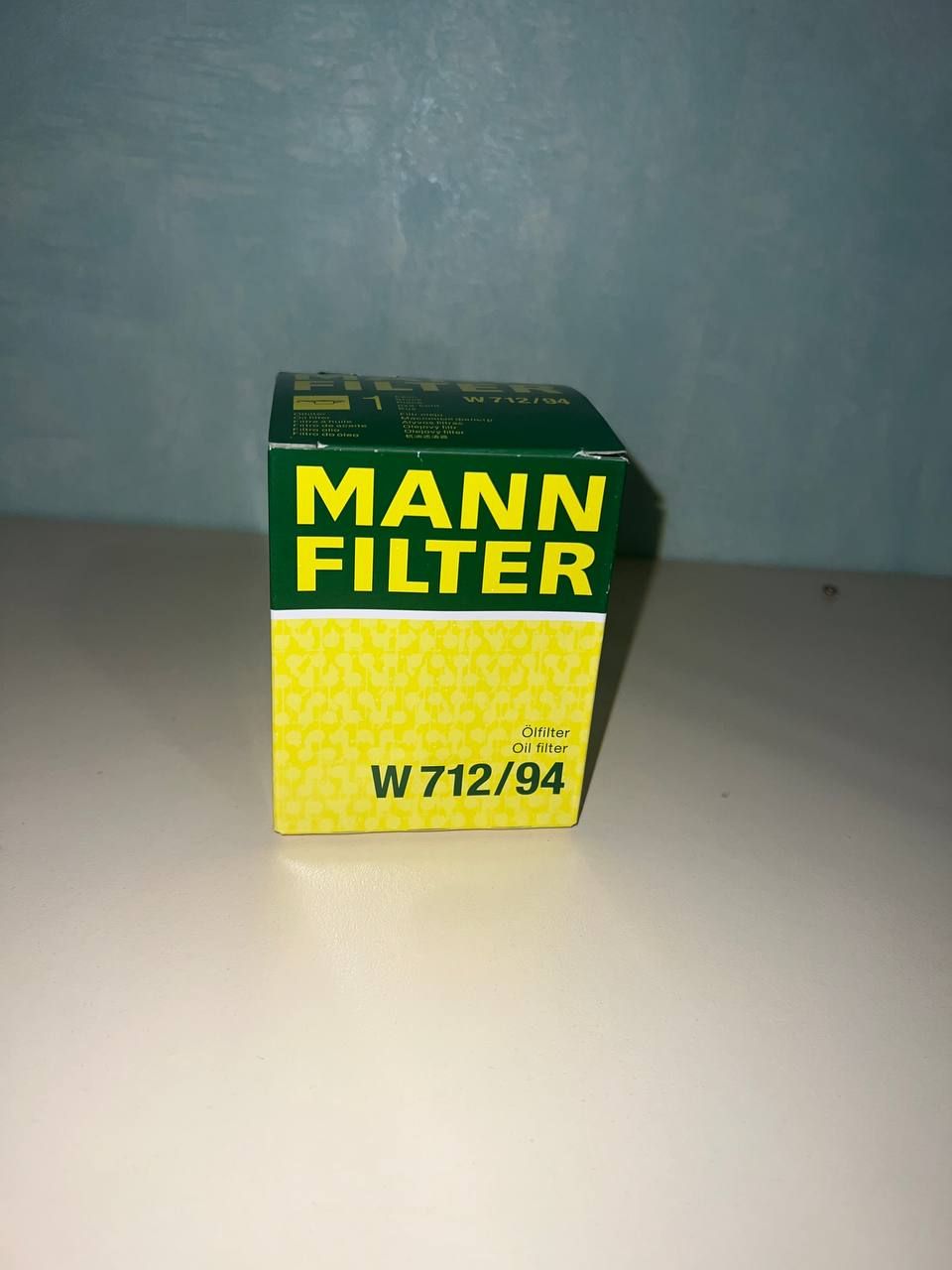 MANN FILTER Фильтр масляный арт. W712/94, 1 шт.