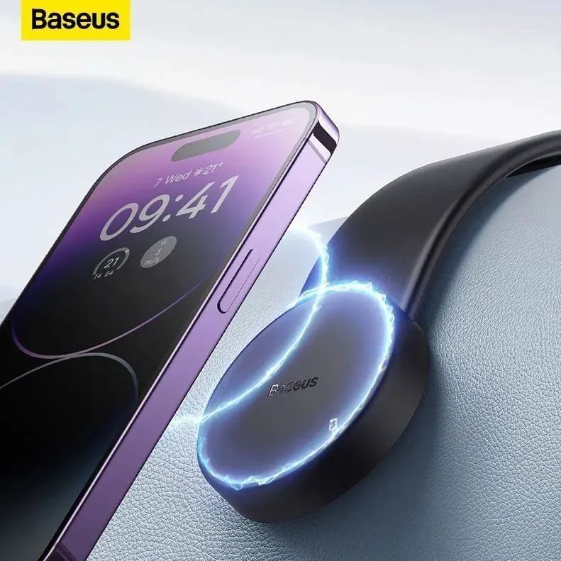 Автомобильный магнитный держатель Baseus C02 Magnetic Phone Черный