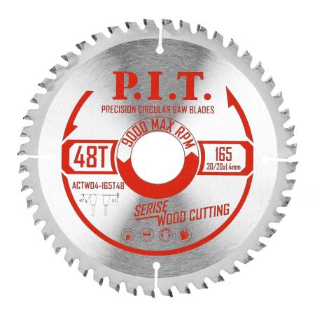 ДискпильныйP.I.T.165x30/20x1,4мм48T(ACTW04-165T48)