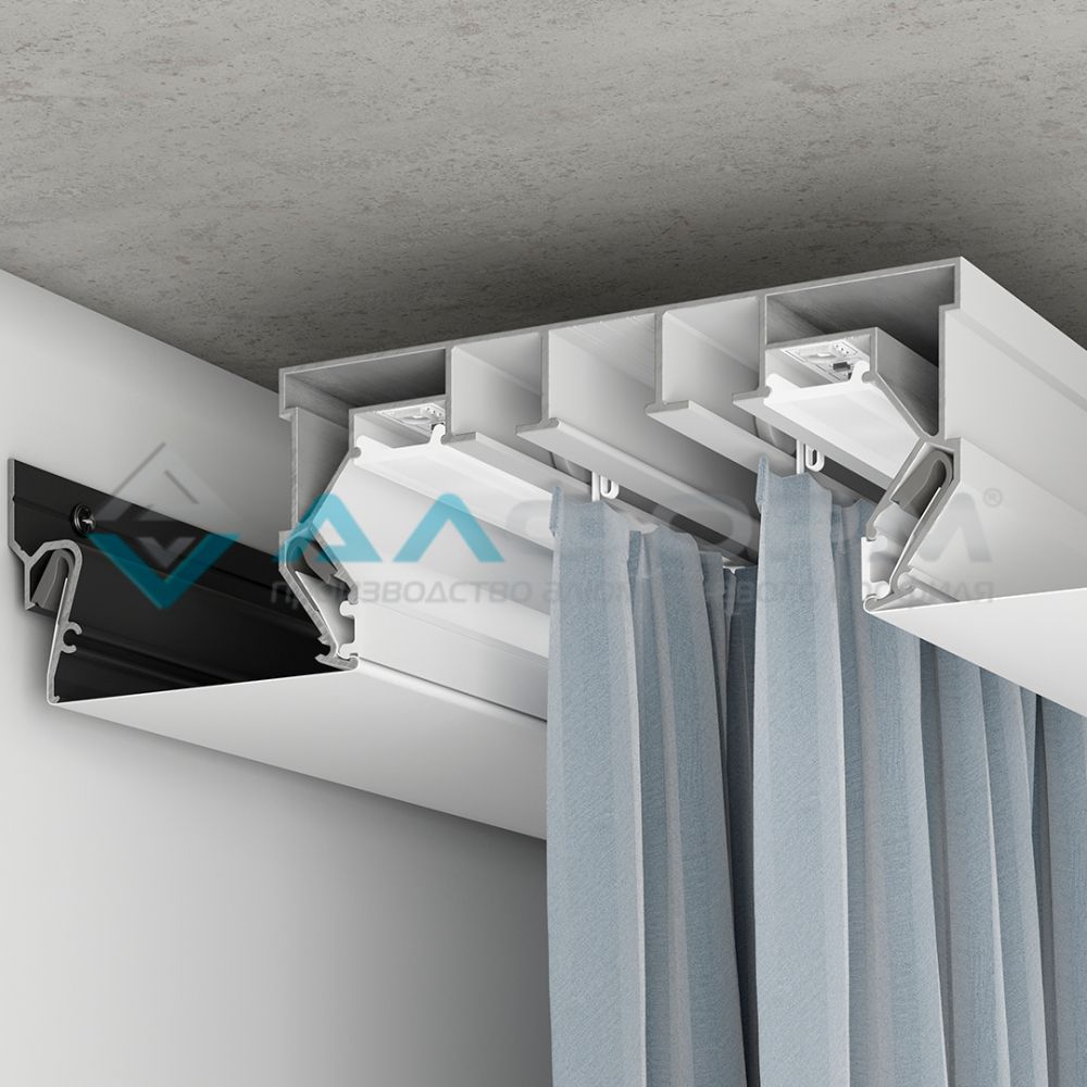 Представляем вашему вниманию профиль ПК14 для двухрядных гардин, который 