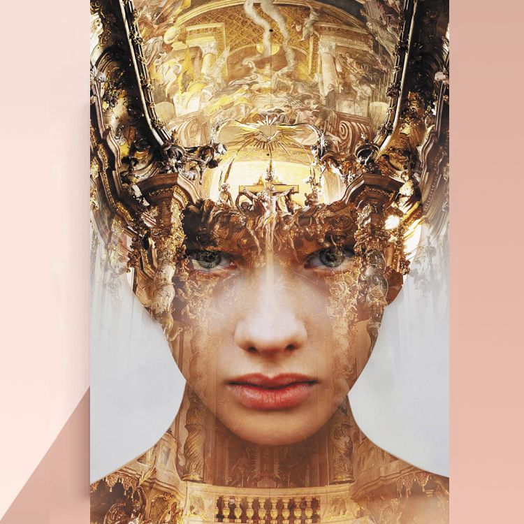 Большая картина по номерам 75х120 см без подрамника ТМ Цветной