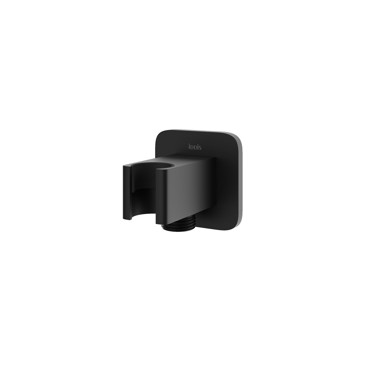 Фото товара на маркетплейсе ozon Шланговое подключение с держателем для лейки, IDDIS, латунь, матовый черный, Slide, SLI60BBi62