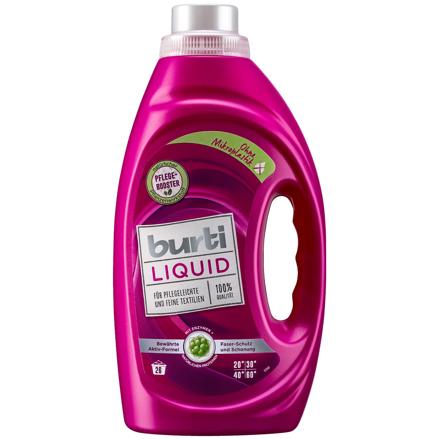 Burti LIQUID Жидкое средство для стирки, для цветного и тонкого белья, 1,45 л