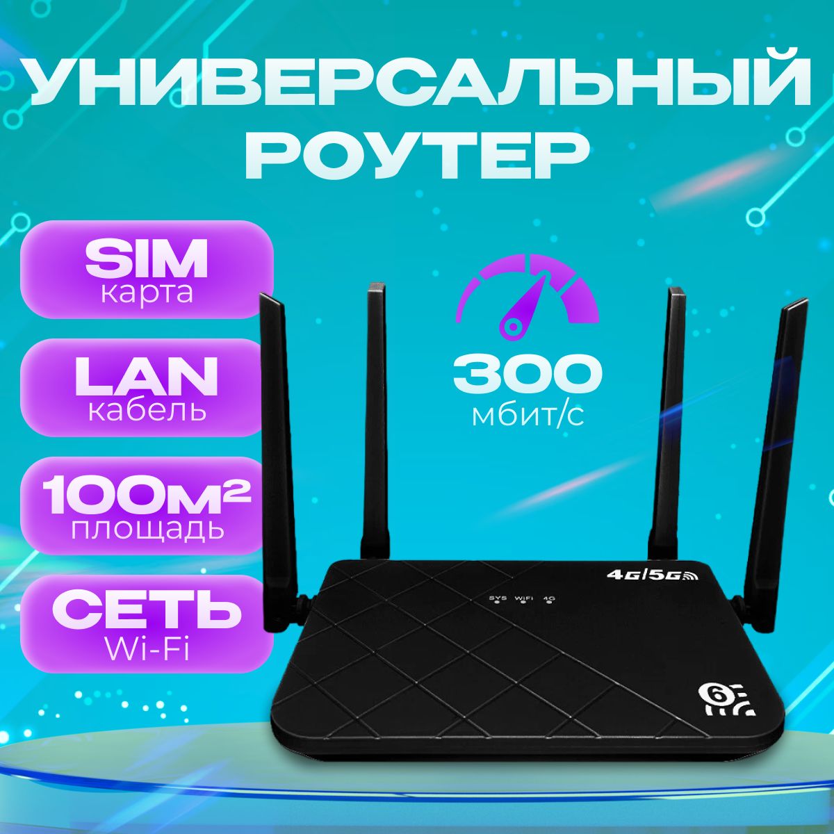 Роутер wifi вай фай с сим картой