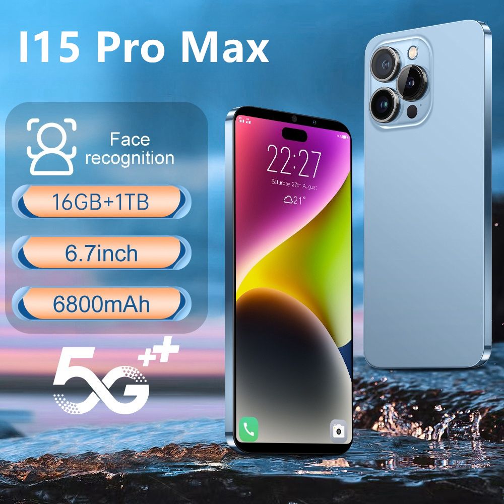 Смартфонi14/i15promaxh8+512CN16/1ТБ,синий