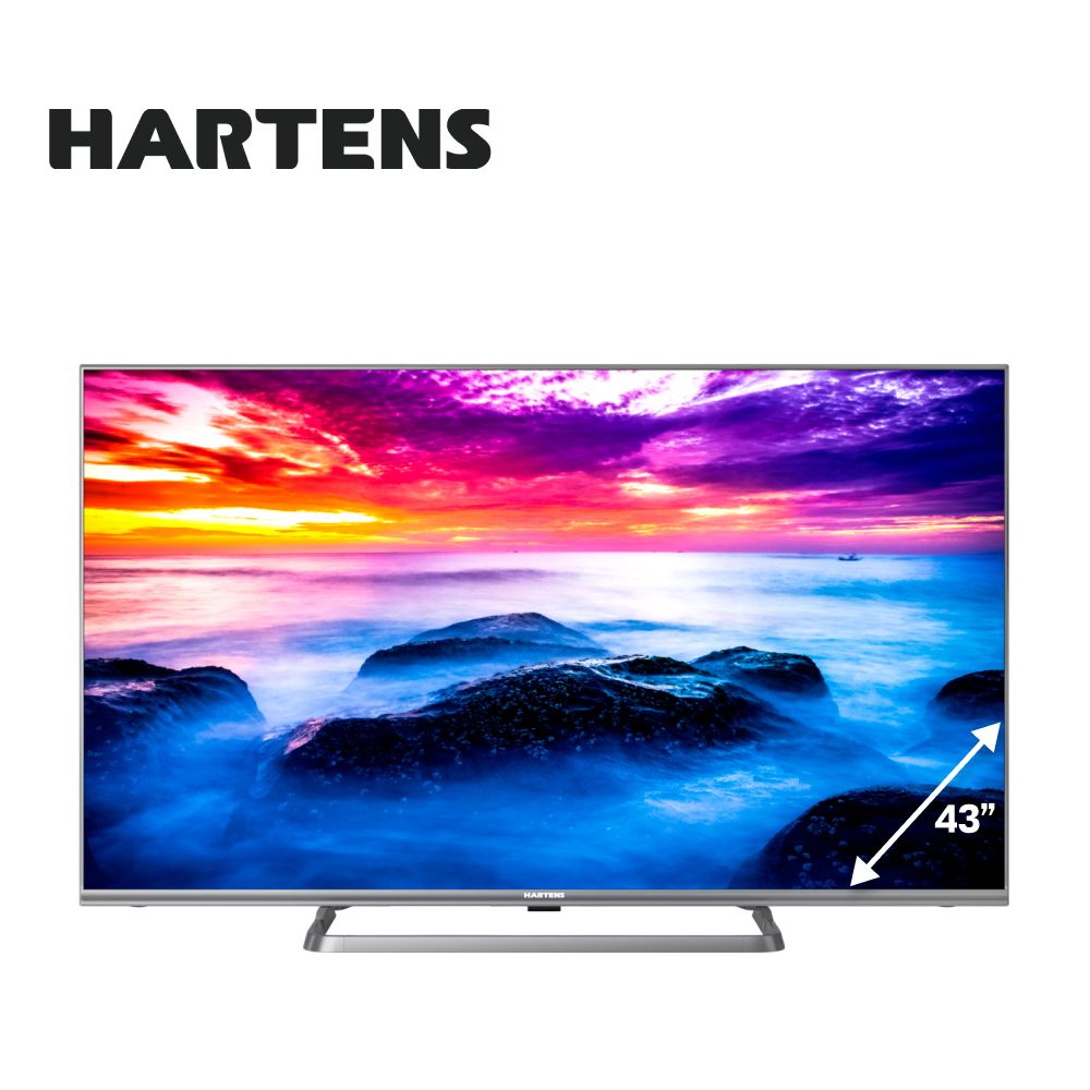 HartensТелевизорHTY-43F11B-VS43"FullHD,черный