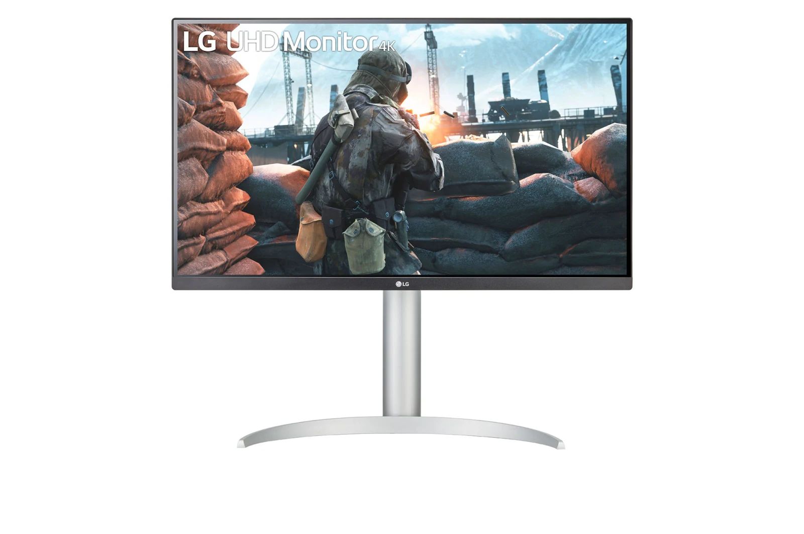 LG27"Монитор27UP650-W,серебристый,черный