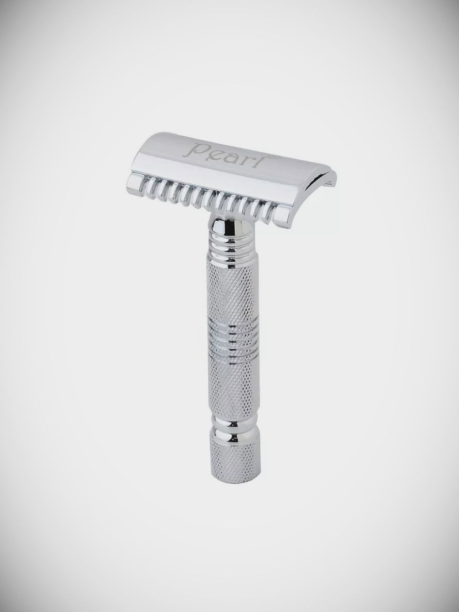 PEARL SHAVING Т образный станок с закрытым гребнем SSH-01 Chrome (Close comb) 1 шт