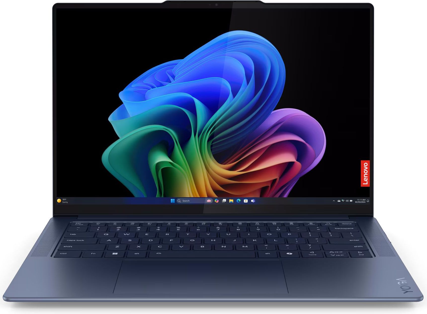 LenovoYogaSlim7OLED14Q8X9Ноутбук14.50",SnapdragonXEliteX1E-78-100,RAM32ГБ,SSD1024ГБ,QualcommAdreno,WindowsHome,(83ED0049RK),синий,Русскаяраскладка