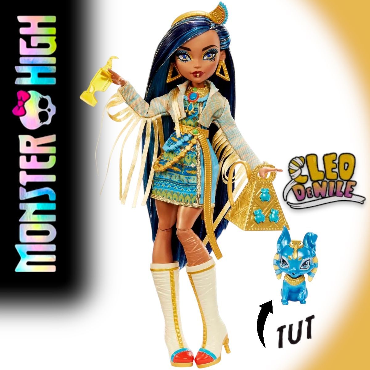 Кукла Monster High Cleo De Nile Монстр Хай Клео Де Нил HHK54