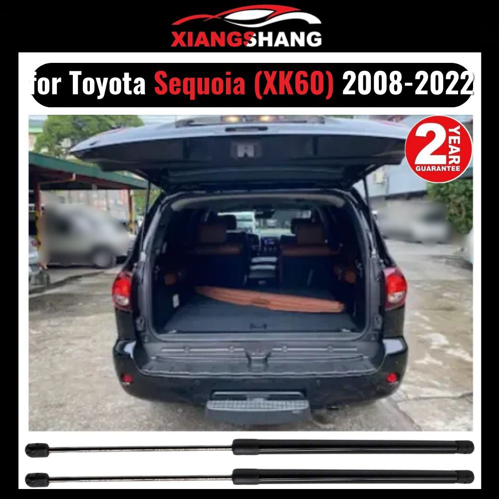 Универсальный Газлифт мебельный Газовые упоры для Toyota Sequoia (XK60) 2008-2022 "Амортизаторы" Тойота Секвойя (2 шт)