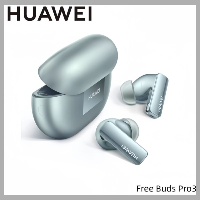 HUAWEIНаушникибеспроводныесмикрофономHuaweiFreebudsPro3,Bluetooth,USBType-C,серебристый