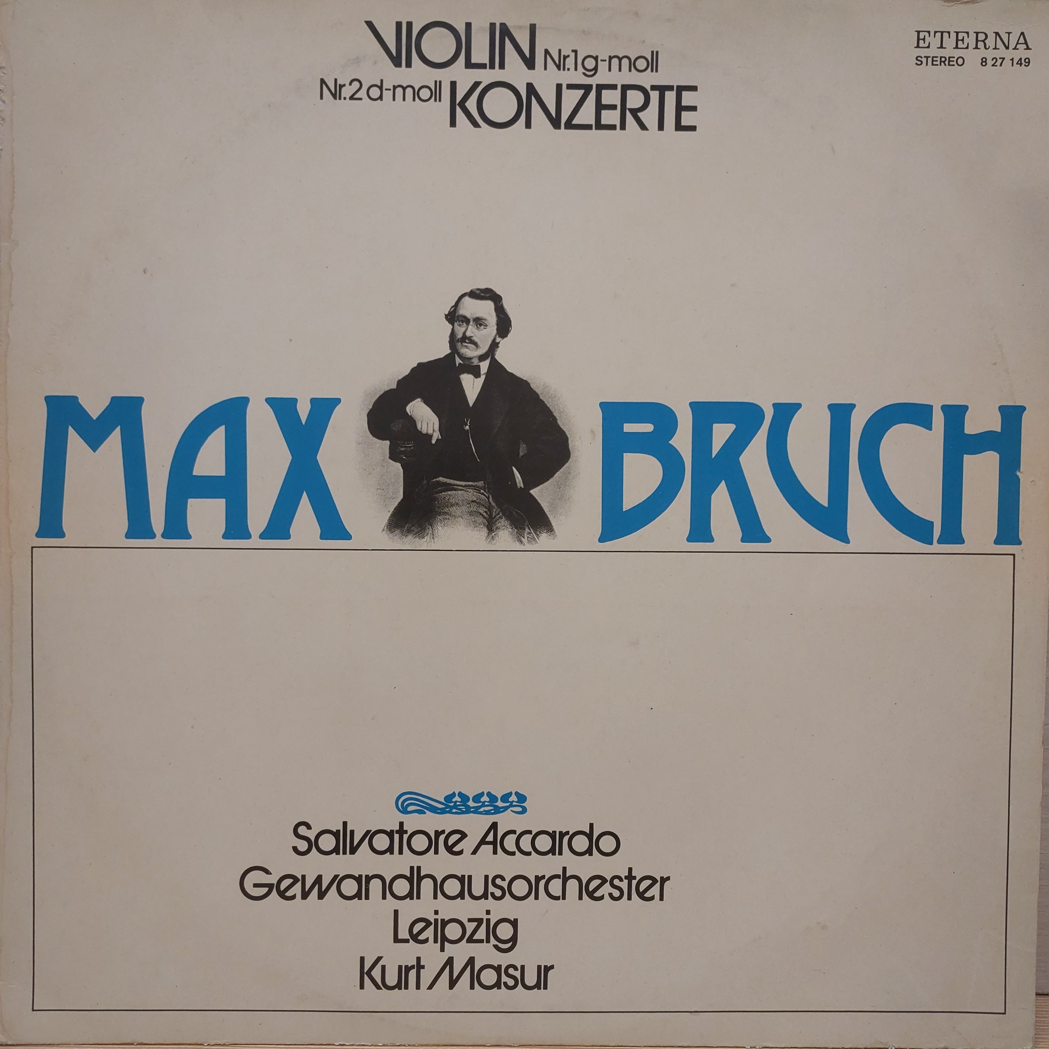 Виниловая пластинка Bruch Max Violin Konzerte №1