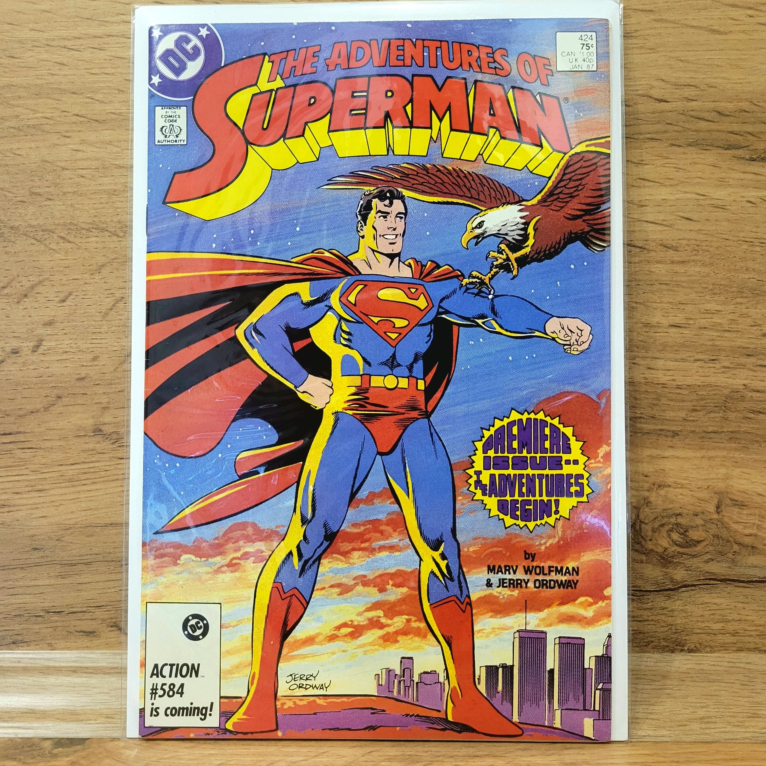 Ретро Еомикс The Adventures Of Superman #424. 1987 Год | Stan