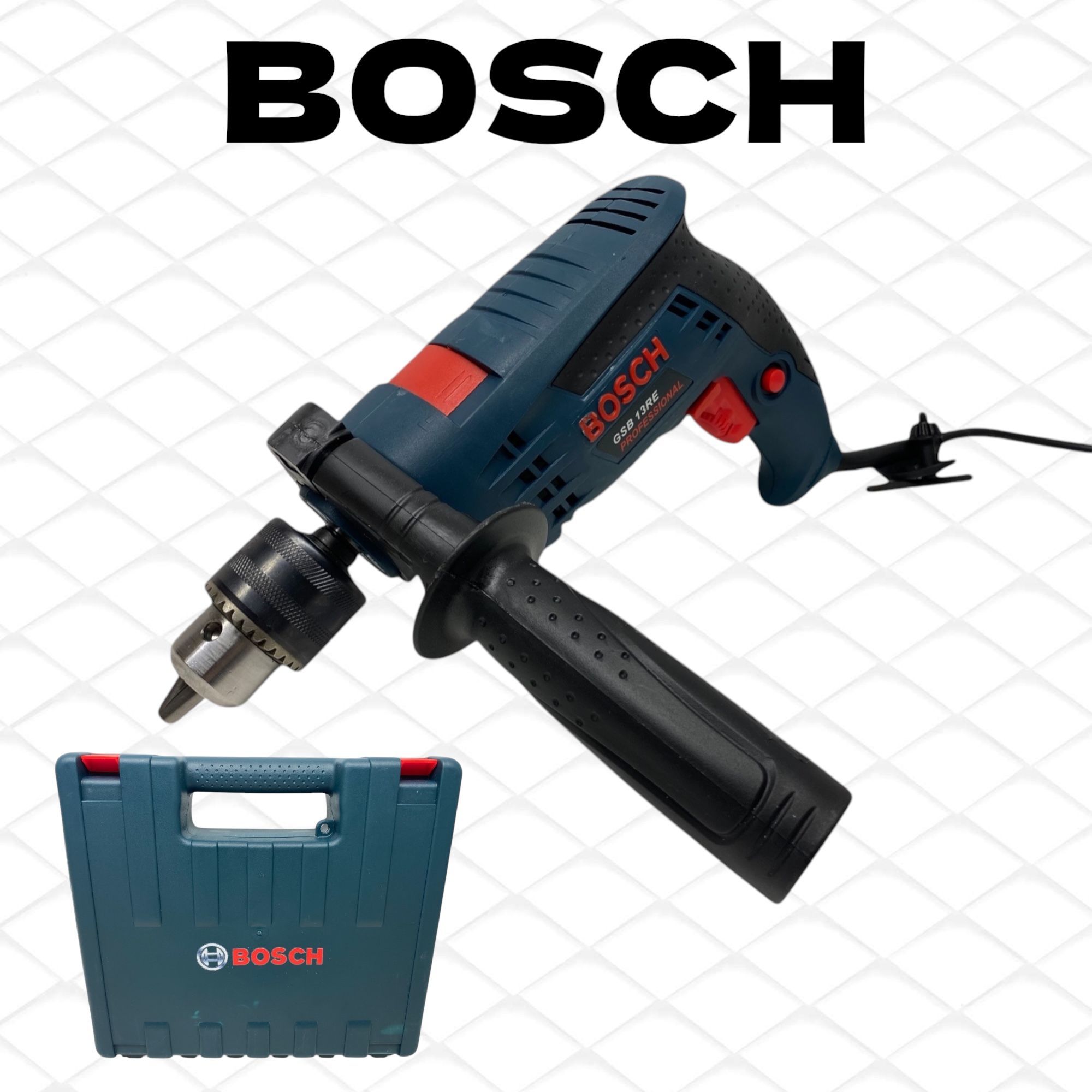 Дрель ударный электрический BOSCH GSB 13 RE 900Вт