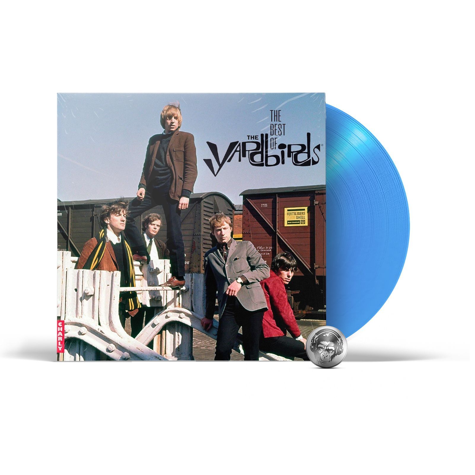 Виниловая пластинка The Yardbirds - The Best Of (coloured) (1LP) 2023 Charly Translucent Blue Limited Edition