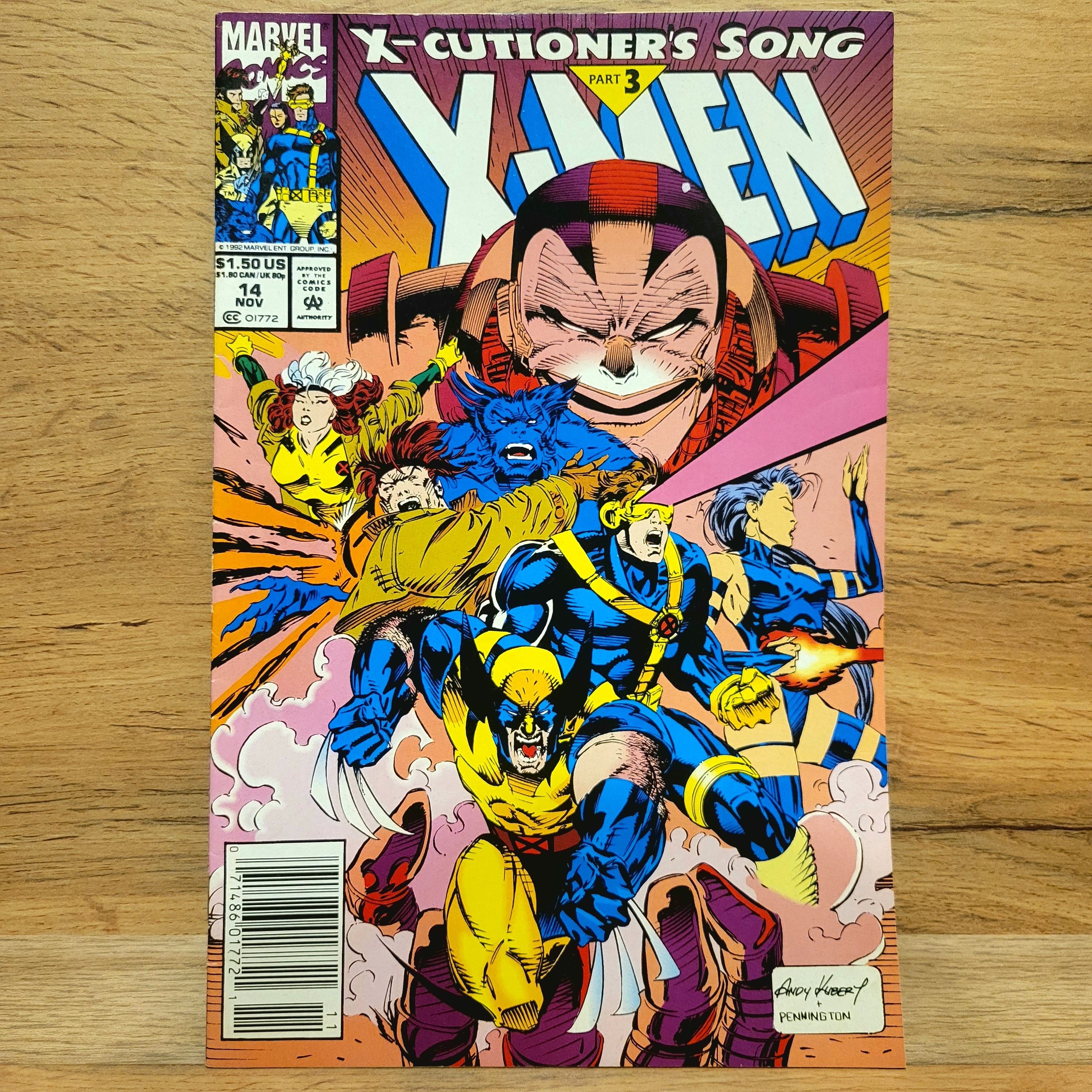 Ретро Комикс X Men #14. 1992 Год. | Lee