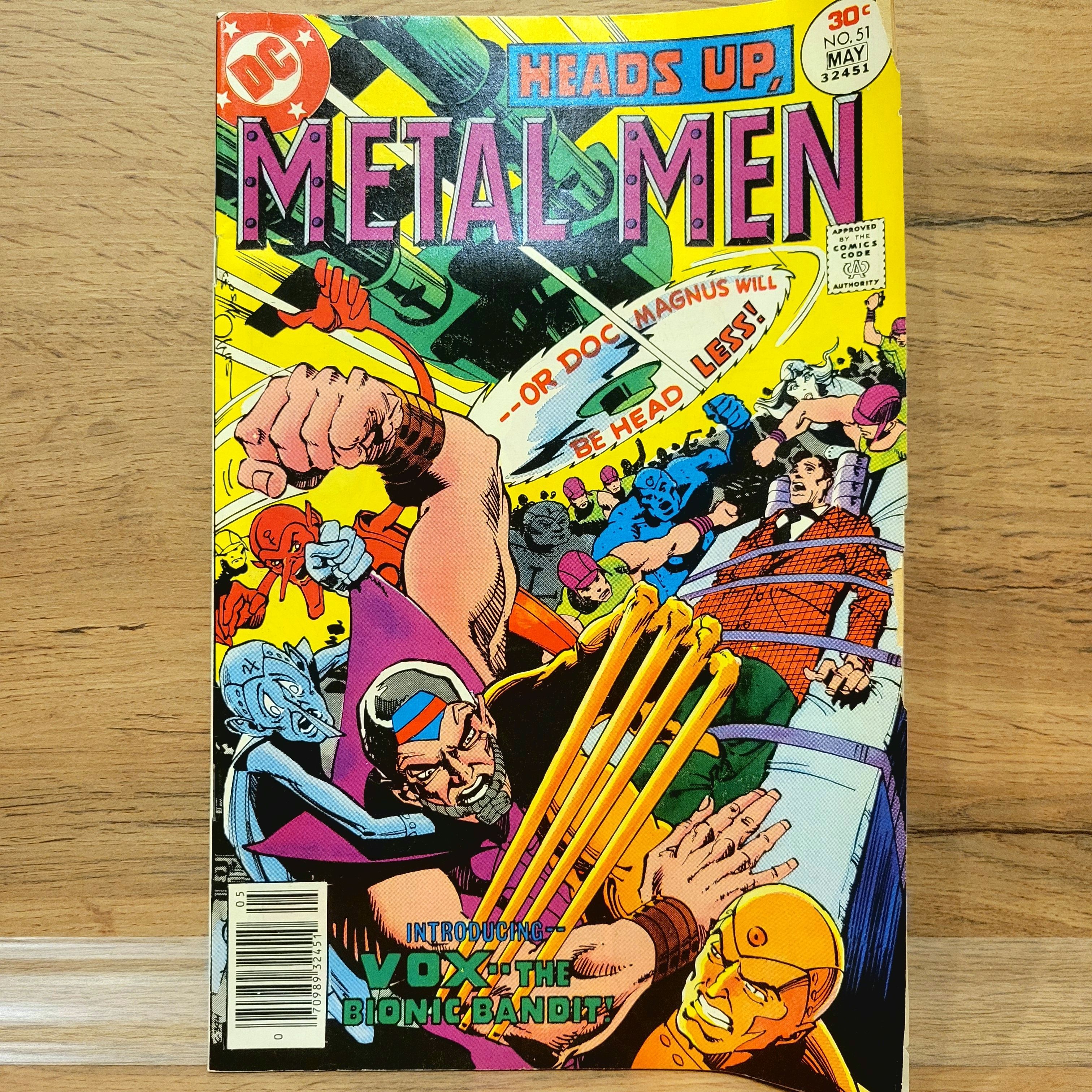 Раритетный Комикс Metal Men #51. 1982 Год. | Lee