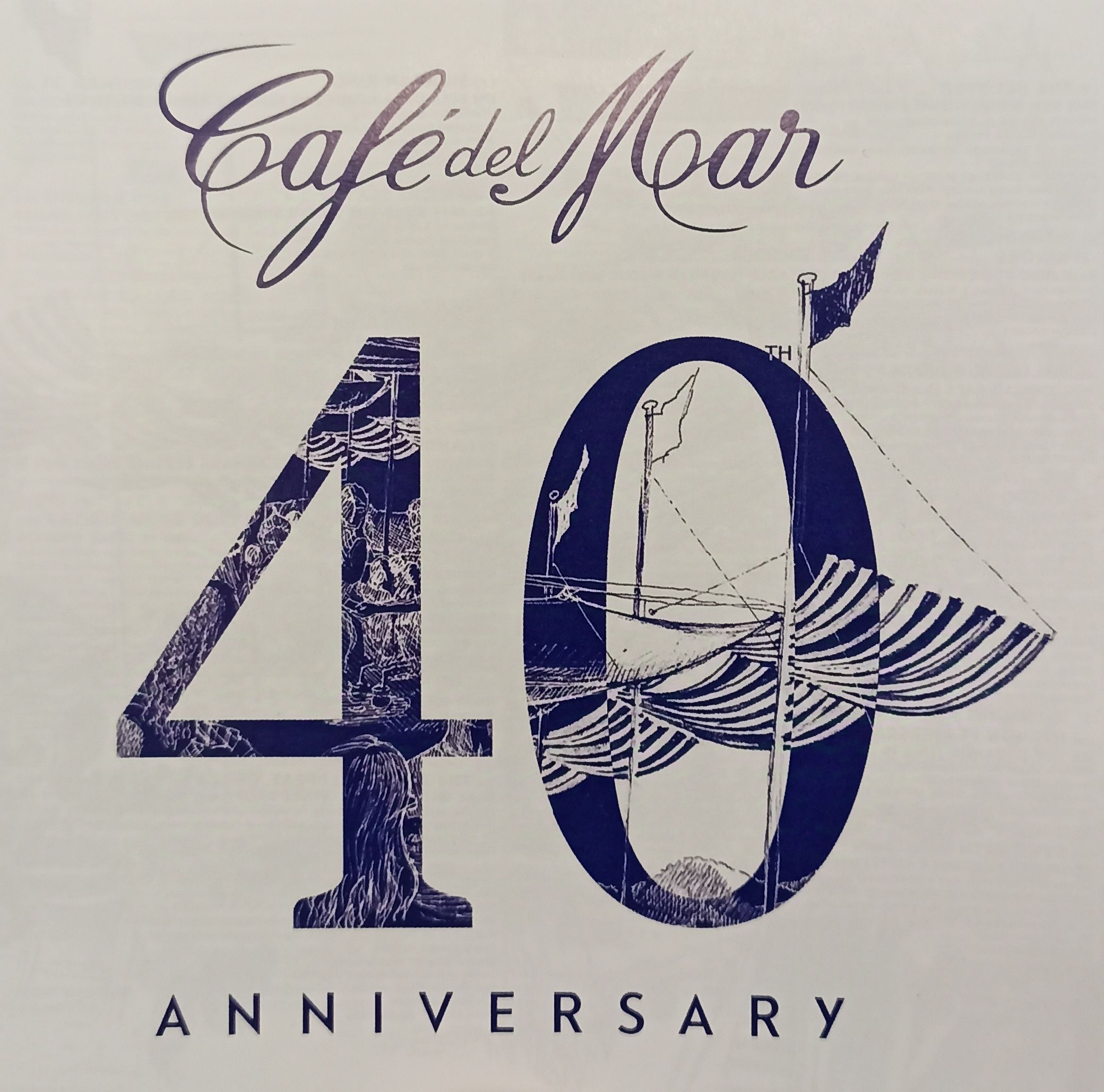 Cafe' Del Mar - 40th Anniversary. 2CD. Коллекционное издание!