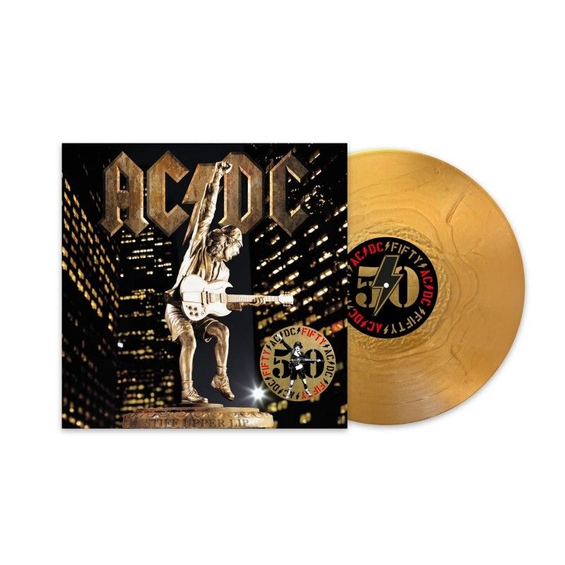 ПластинкавиниловаяAC/DC"StiffUpperLip"LP(GOLD)New