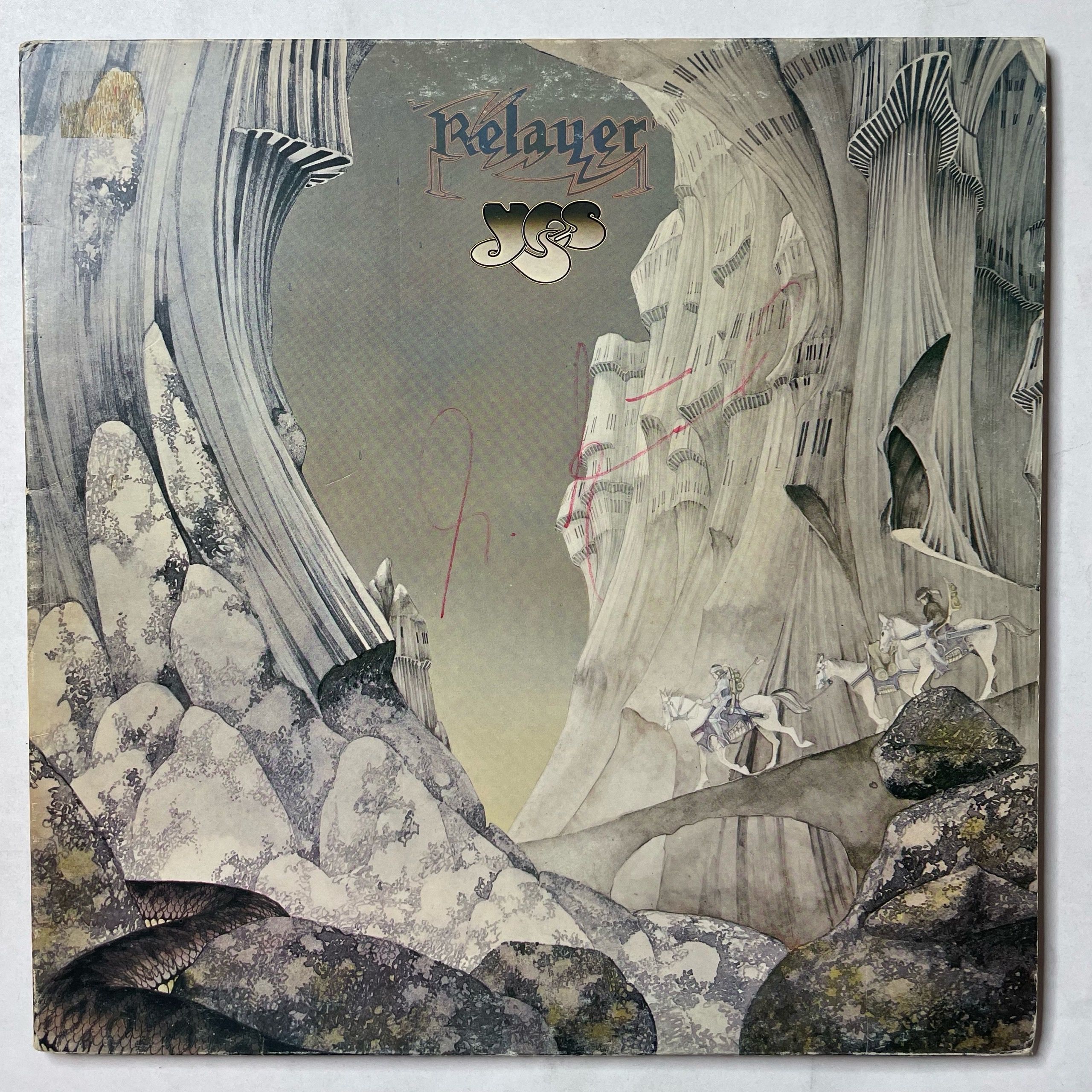 Винтажная виниловая пластинка LP Yes Relayer (Germany 1974)