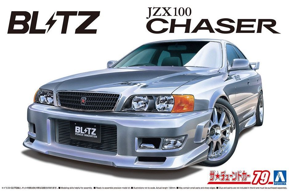 Сборная модель Aoshima 1/24TOYOTA CHASER JZX100 TOURER BLITZ ER V '96