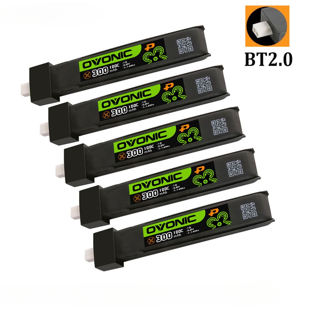 Ovonic 1S LiHV 3.8V 300mah 100C Lipo BT2.0