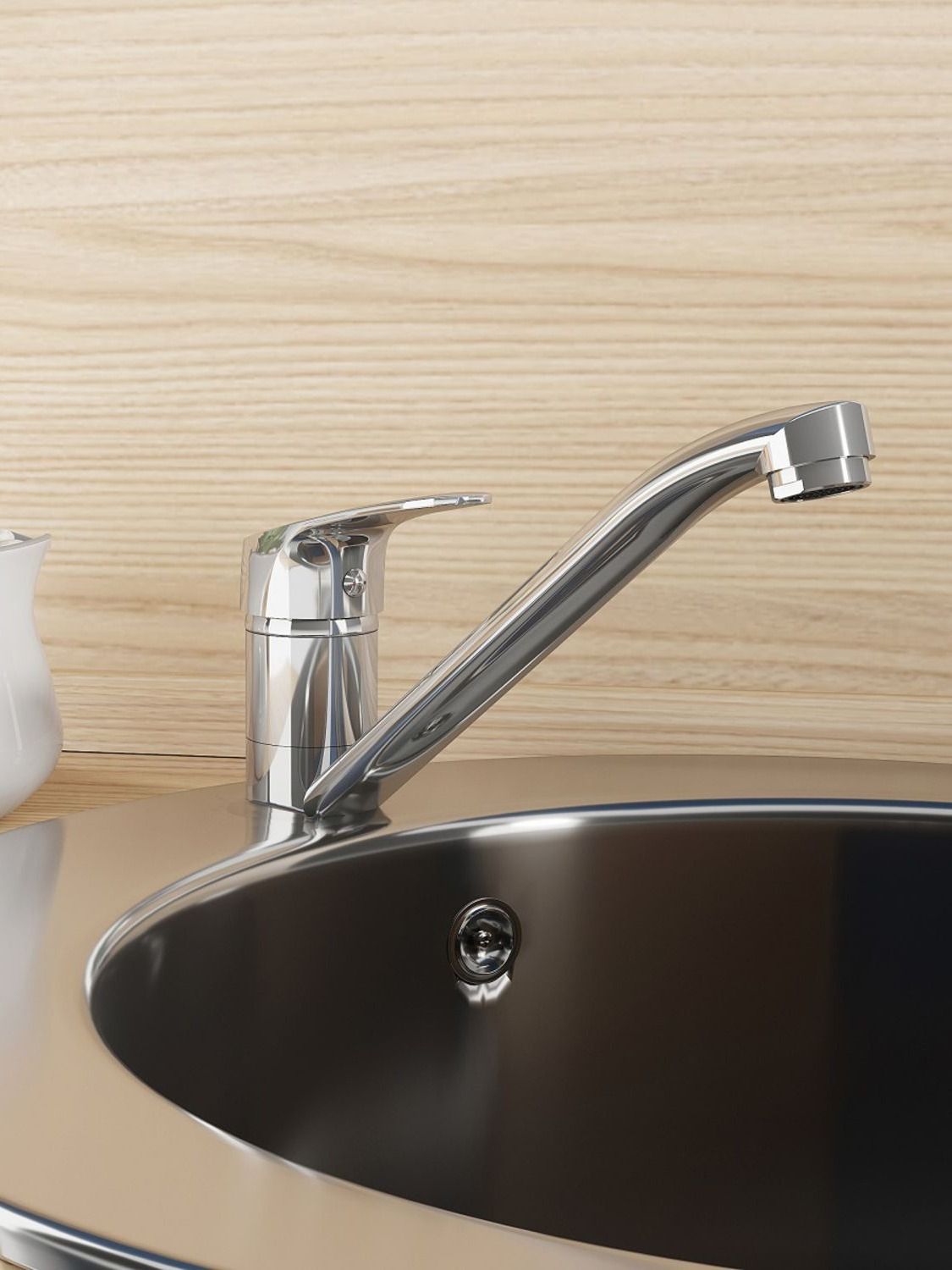 Фото товара на маркетплейсе ozon Смеситель для кухни, Meal, Milardo, M06SB00M05