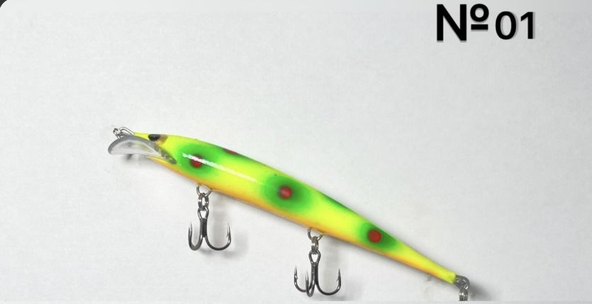 Воблер 11 см, плавающий, глуб до 2-2,5 м