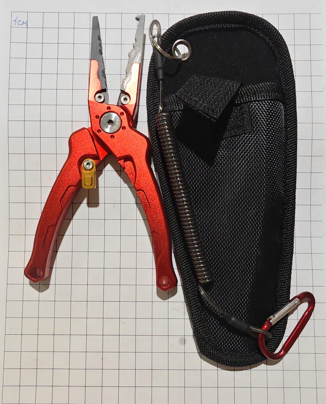 Плоскогубцы Невский хищник для съема колец большие, красные