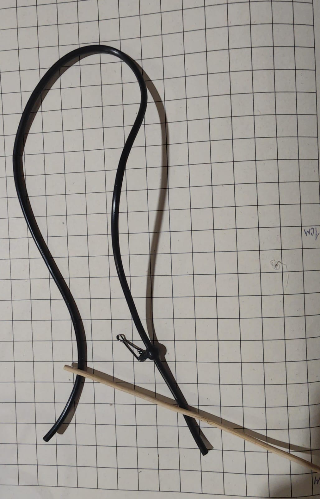 Противозакручиватель рыболовный гибкий с карабином, 40 см