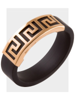 Каучуковое кольцо золото 585 ширина 6 мм