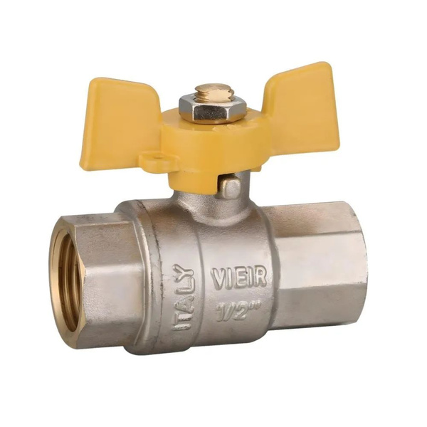 Газовый кран 1/2 Г/Г (бабочка) ViEiR (112/14шт) - купить по низкой цене ...