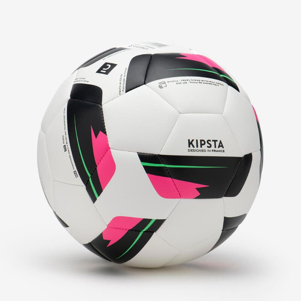 Футбольный мяч DECATHLON Kipsta, 5 размер, зеленый, розовый купить по ...