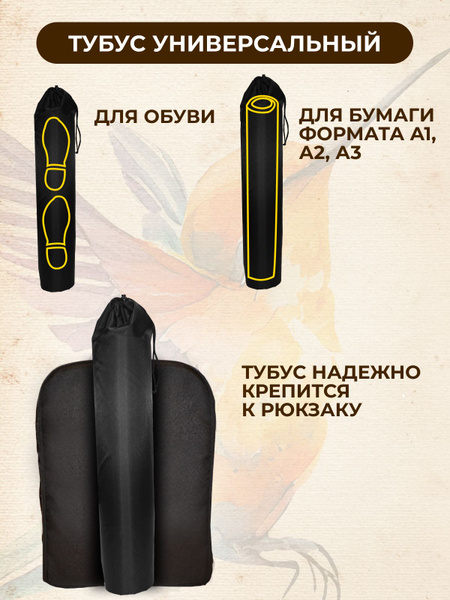 Сумка для художника/ Рюкзак А3 с ручками - купить с доставкой по ...