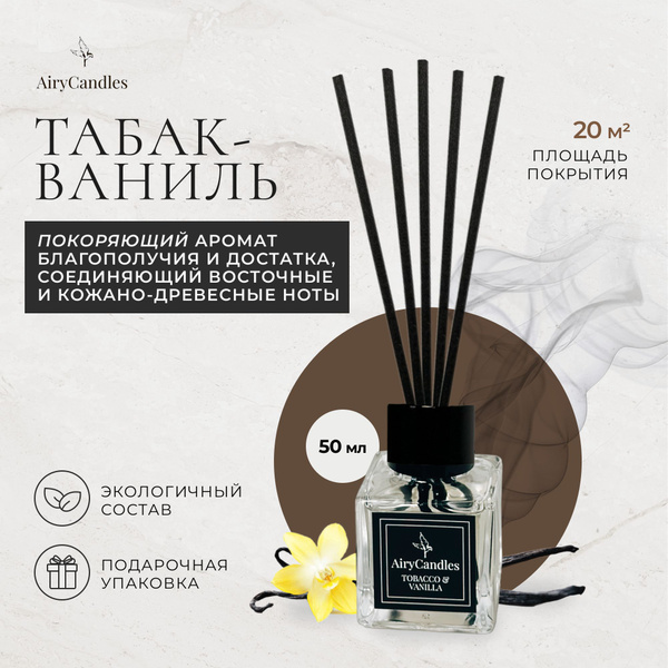 Ароматический диффузор AIRY CANDLES, Жидкий, 50 мл купить по доступной ...