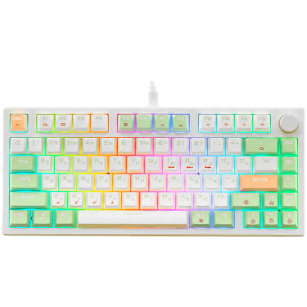 Механическая клавиатура ARDOR Gaming AG-FL-W80GY-W-HS купить по низкой ...