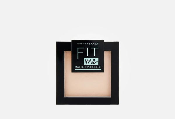 MAYBELLINE NEW YORK Пудра для лица "Fit Me", матирующая, скрывающая ...