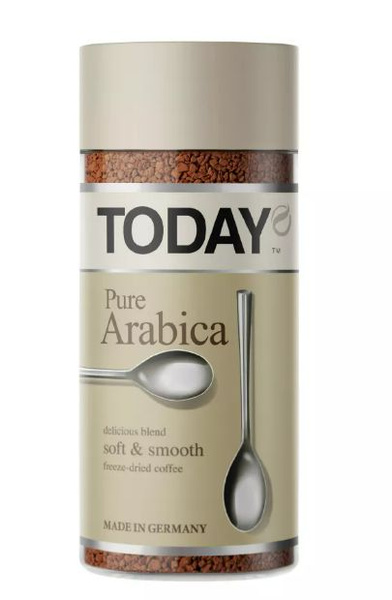 TODAY Кофе растворимый 95г. 1шт. купить на OZON по низкой цене (1420459422)