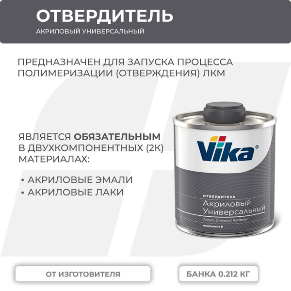 Отвердитель автомобильный Vika по низкой цене с доставкой в интернет ...