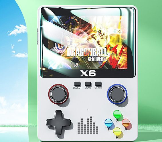 Новая портативная игровая консоль X6 с большим экраном высокой четкости ...