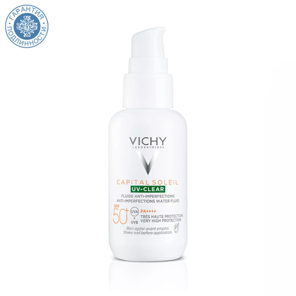 Характеристики Vichy Невесомый солнцезащитный флюид UV-Clear для лица ...