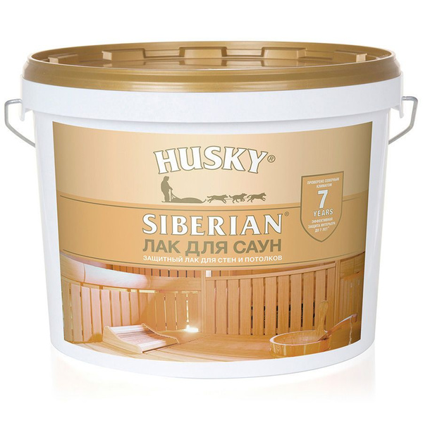 Лак строительный HUSKY DEKART, основа Акриловая, работы Внутренние ...